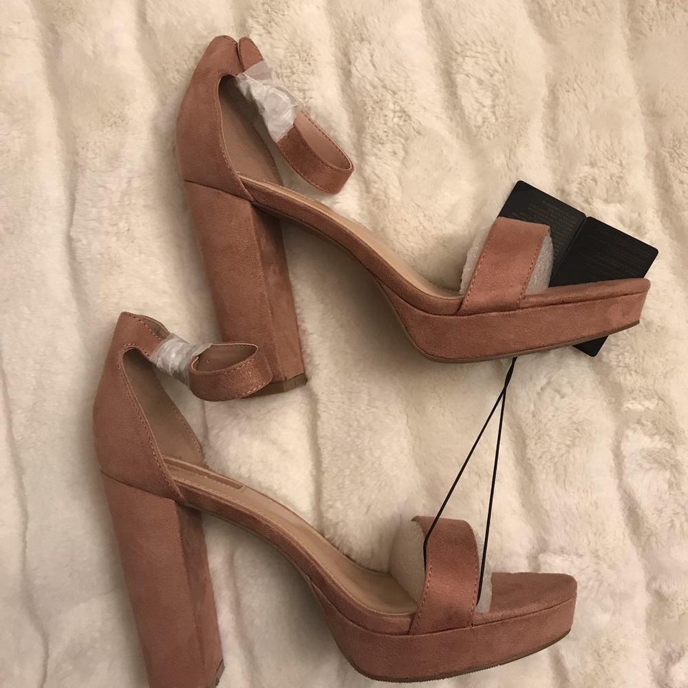 New Open Toe Mauve Chunky heel last one!! - Picture 5 of 8